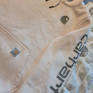 Carhartt Pink Sweatshirt with Gray Logo